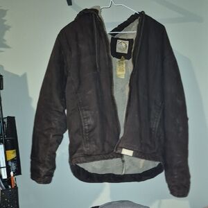 Women's Brown Hooded Jacket